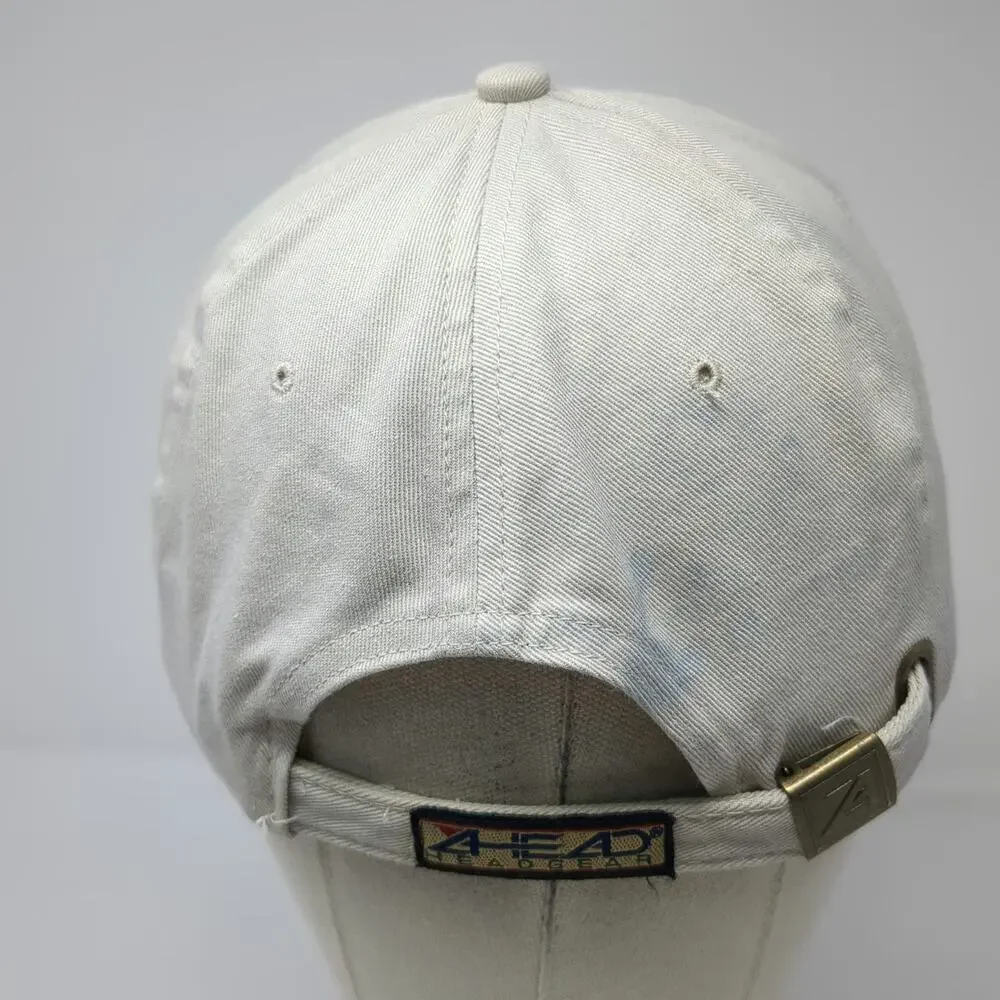 Ahead Winged Foot Golf Club Hat Baseball Cap Beige One Size Slideback Sports